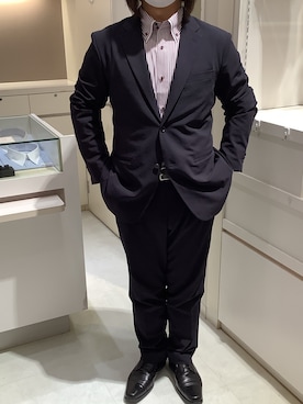 「スーツコーデ」｜BRICK HOUSE by Tokyo Shirts 泉パークタウン・タピオ店さん（メンズ・171cm）の秋コーディネート