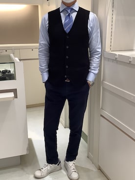 BRICK HOUSE by Tokyo Shirts 泉パークタウン・タピオ店さん(メンズ・170cm)の春コーディネート