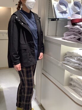 「BRICK HOUSE by TOKYO SHIRT」｜「アイテム（マウンテンパーカー）」を使った、BRICK HOUSE by Tokyo Shirts 泉パークタウン・タピオ店さん（レディース・164cm）の秋コーディネート