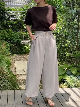 「SOUP（スープ）のアイテム」を使った、SOUPさん（レディース・163cm）の春コーディネート