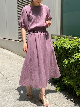 「SOUP（スープ）のアイテム」を使った、SOUPさん（レディース・163cm）の春コーディネート