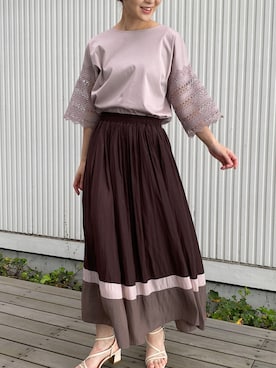 「SOUP（スープ）のアイテム」を使った、SOUPさん（レディース・163cm）の春コーディネート