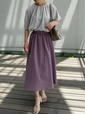 「SOUP（スープ）のアイテム」を使った、SOUPさん（レディース・163cm）の夏コーディネート