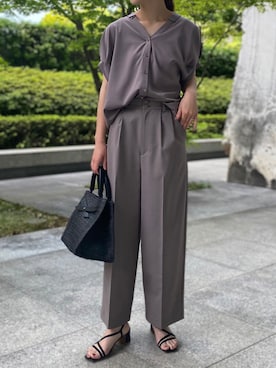 「SOUP（スープ）のアイテム」を使った、SOUPさん（レディース・163cm）の春コーディネート