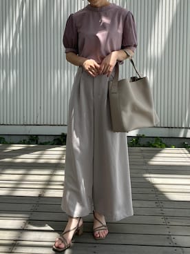 「SOUP（スープ）のアイテム」を使った、SOUPさん（レディース・163cm）の夏コーディネート