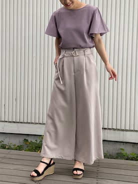 「SOUP（スープ）のアイテム」を使った、SOUPさん（レディース・163cm）の春コーディネート