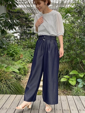 「SOUP（スープ）のアイテム」を使った、SOUPさん（レディース・163cm）の春コーディネート