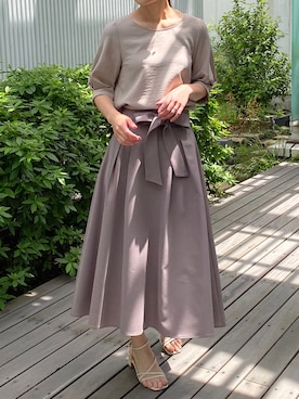 「SOUP（スープ）のアイテム」を使った、SOUPさん（レディース・163cm）の春コーディネート