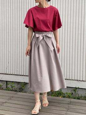 「SOUP（スープ）のアイテム」を使った、SOUPさん（レディース・163cm）の春コーディネート