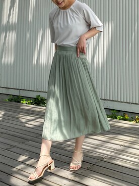 「SOUP（スープ）のアイテム」を使った、SOUPさん（レディース・163cm）の春コーディネート