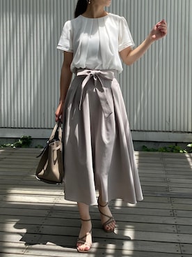 「SOUP（スープ）のアイテム」を使った、SOUPさん（レディース・163cm）の夏コーディネート