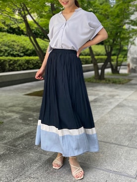「SOUP（スープ）のアイテム」を使った、SOUPさん（レディース・163cm）の春コーディネート