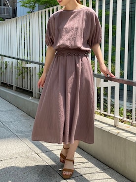 「SOUP（スープ）のアイテム」を使った、SOUPさん（レディース・163cm）の春コーディネート