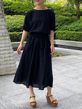「SOUP（スープ）のアイテム」を使った、SOUPさん（レディース・163cm）の春コーディネート