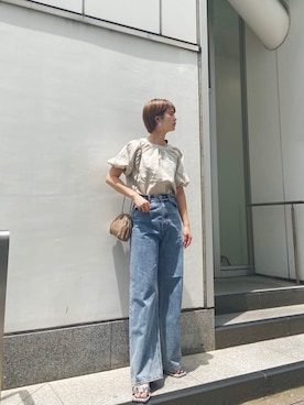 中村友美さん（レディース・164cm）の夏コーディネート