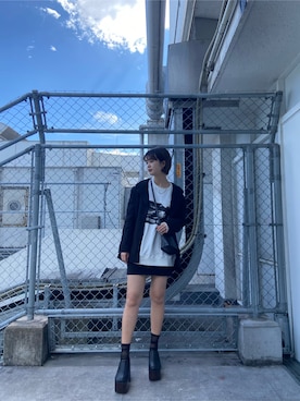 中村友美さん（レディース・164cm）の春コーディネート