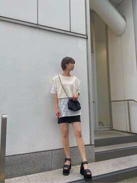 中村友美さん（レディース・164cm）の夏コーディネート