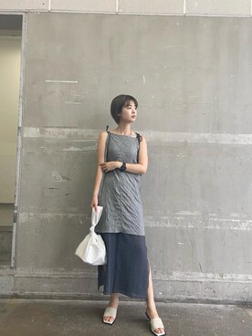 中村友美さん（レディース・164cm）の夏コーディネート
