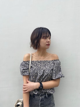 中村友美さん（レディース・164cm）の春コーディネート