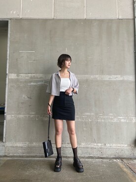 中村友美さん（レディース・164cm）の春コーディネート