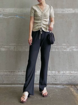 中村友美さん（レディース・164cm）の夏コーディネート