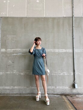 中村友美さん（レディース・164cm）の春コーディネート