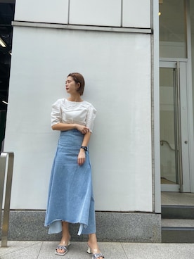 中村友美さん(レディース・164cm)の春コーディネート