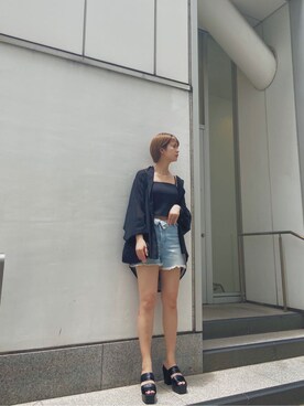 中村友美さん（レディース・164cm）の夏コーディネート