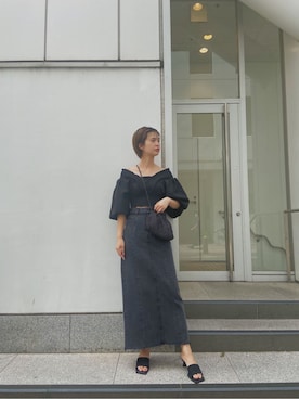 中村友美さん（レディース・164cm）の夏コーディネート