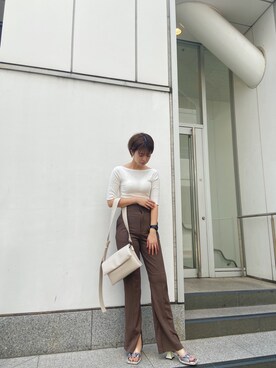 中村友美さん（レディース・164cm）の夏コーディネート