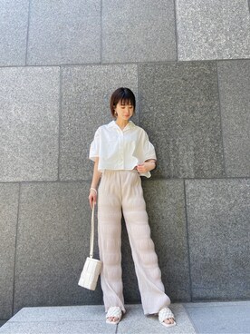 中村友美さん(レディース・164cm)の春コーディネート