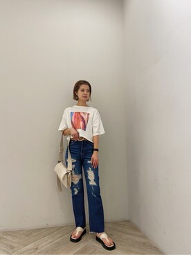 中村友美さん(レディース・164cm)の夏コーディネート