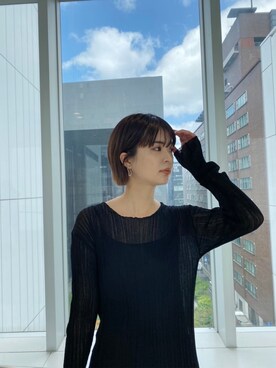 中村友美さん（レディース・164cm）の春コーディネート