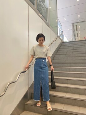 中村友美さん（レディース・164cm）の春コーディネート