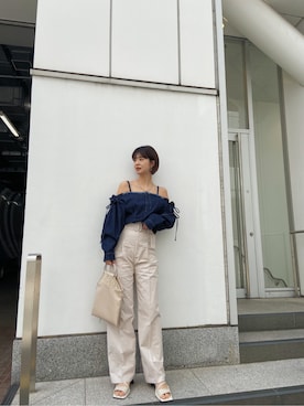 中村友美さん（レディース・164cm）の春コーディネート