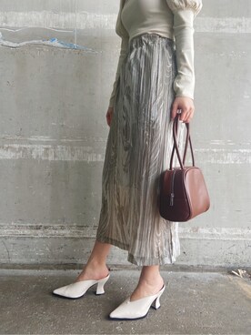 中村友美さん(レディース・164cm)の春コーディネート