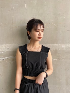 中村友美さん(レディース・164cm)の春コーディネート