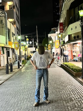 「Ruben（ルーベン）のアイテム（ハンチング/ベレー帽）」を使った、horse01419さん（メンズ・177cm）の夏コーディネート