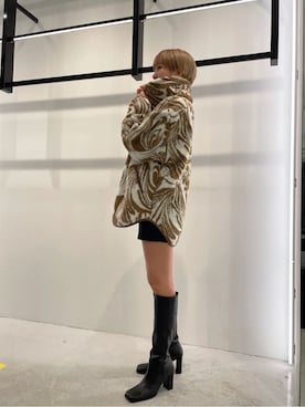 「EMODA（エモダ）のアイテム（その他トップス）」を使った、otsuka reimiさん（レディース・160cm）の秋コーディネート