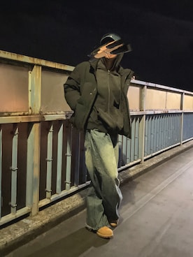 おもてとうらさん（メンズ・174cm）の冬コーディネート