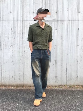 おもてとうらさん(メンズ・174cm)の夏コーディネート