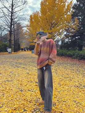 「tk.TAKEO KIKUCHI（ティーケータケオキクチ）のアイテム」を使った、おもてとうらさん（メンズ・174cm）の冬コーディネート