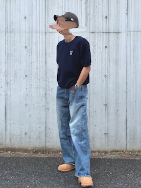 おもてとうらさん(メンズ・174cm)の夏コーディネート