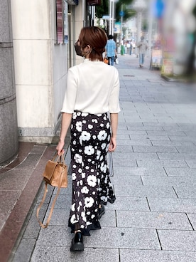 「PotioR（ポティオール）のアイテム」を使った、achaさん（レディース・152cm）の夏コーディネート