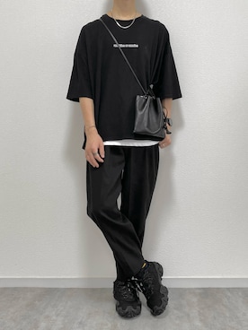 「Acne Studios（アクネストゥディオズ）のアイテム（シューズ）」を使った、ゆすけさん（メンズ・170cm）の夏コーディネート