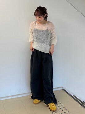 近藤美波さん（レディース・158cm）の秋コーディネート