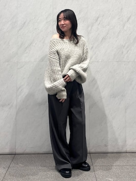 近藤美波さん（レディース・159cm）の冬コーディネート