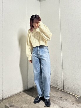 近藤美波さん(レディース・158cm)の冬コーディネート