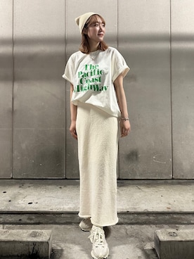 近藤美波さん(レディース・158cm)の春コーディネート