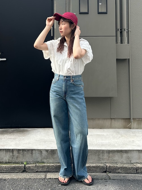 Levi's別注 RIBCAGE WIDE LEGデニム